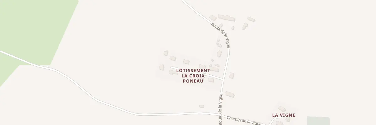 Plan du 6 Lot La Croix Poneau à Barlieu