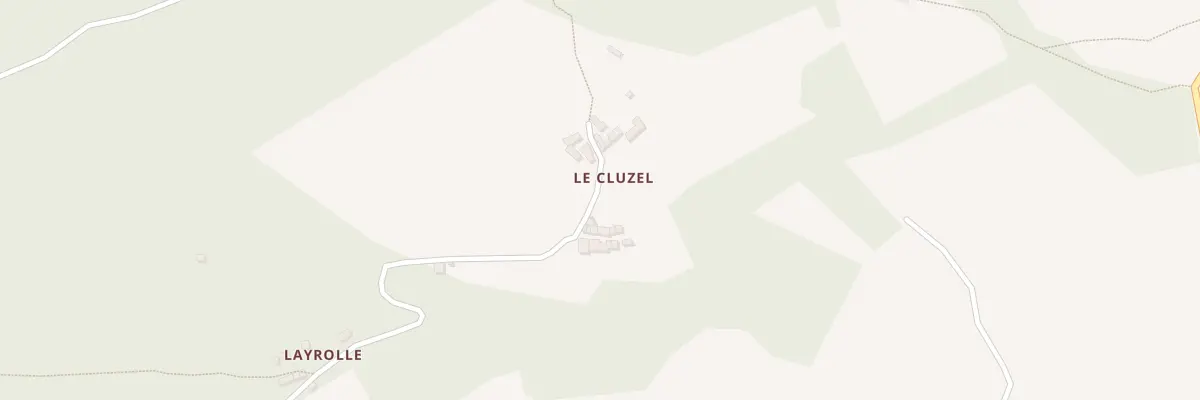 Plan du 5049A Le Cluzel à Brousse-le-Château