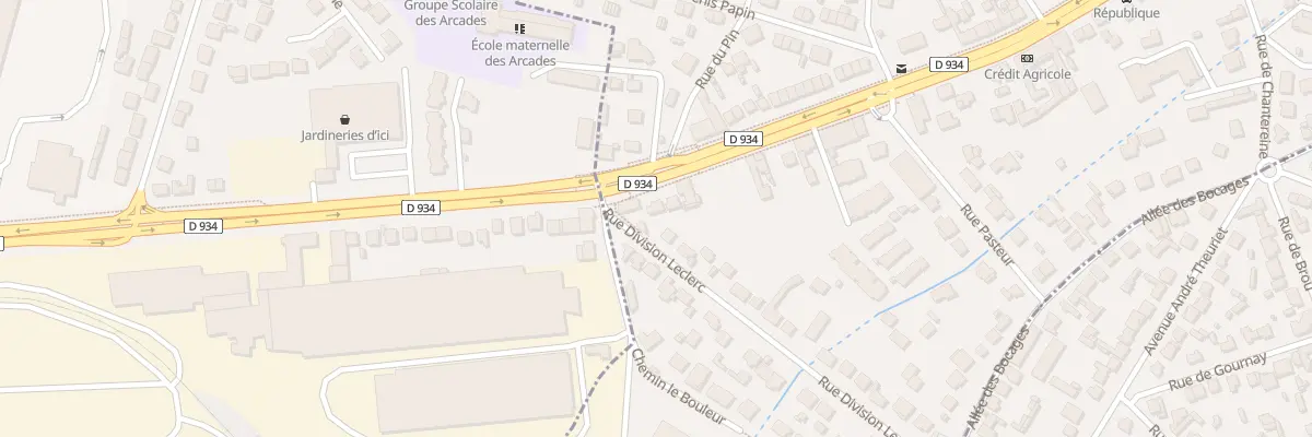 Plan du 4 Av Jean Jaurès à Brou-sur-Chantereine