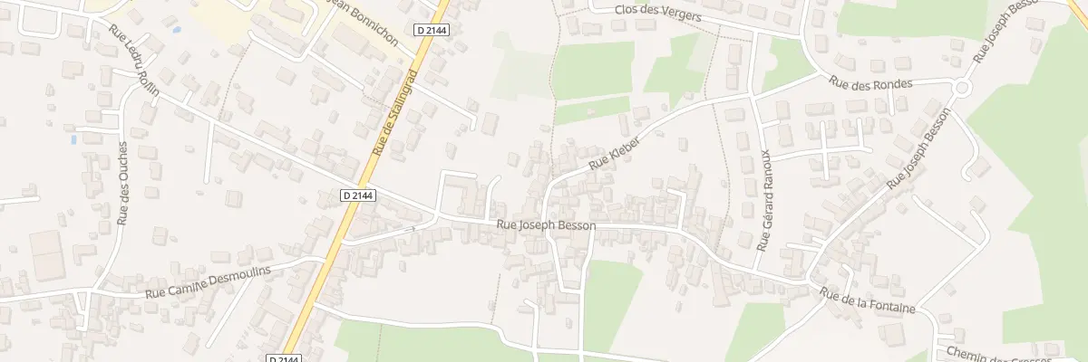 Plan du 7 Rue Kleber à Désertines