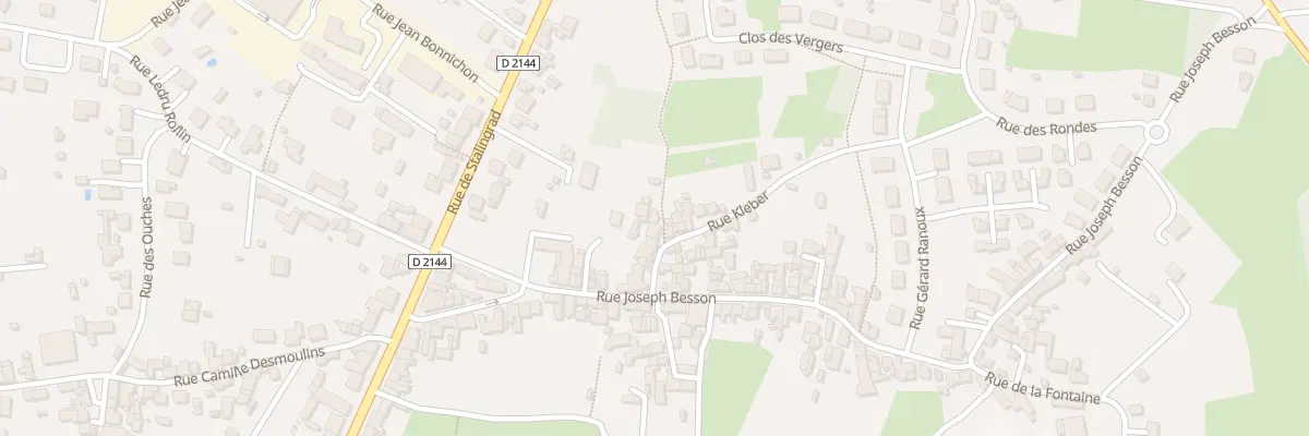 Plan du 11 Rue Kleber à Busset