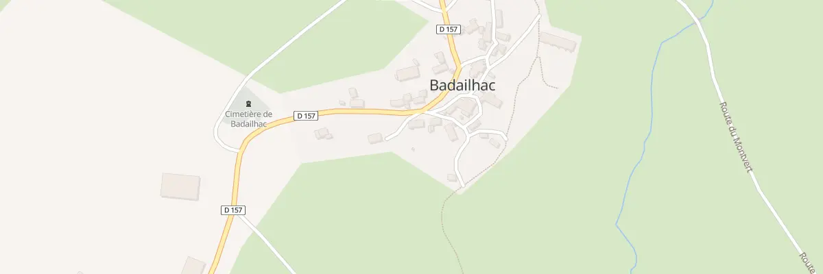 Plan du 5007 Le Bourg à Badailhac