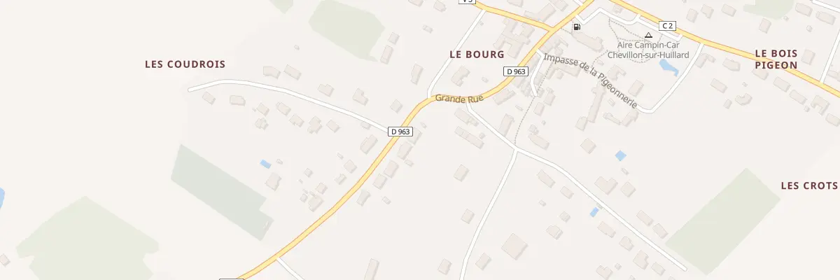 Plan du 69 Grande Rue à Chevillon-sur-Huillard