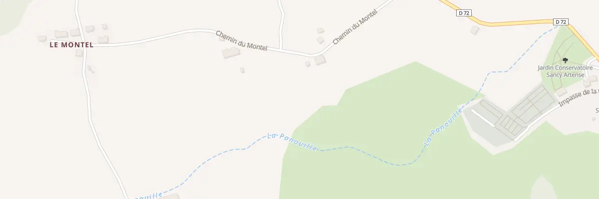 Plan du 5250 Le Montel à Bagnols