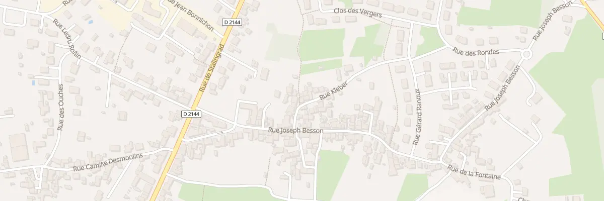 Plan du 17 Rue Kleber à Désertines