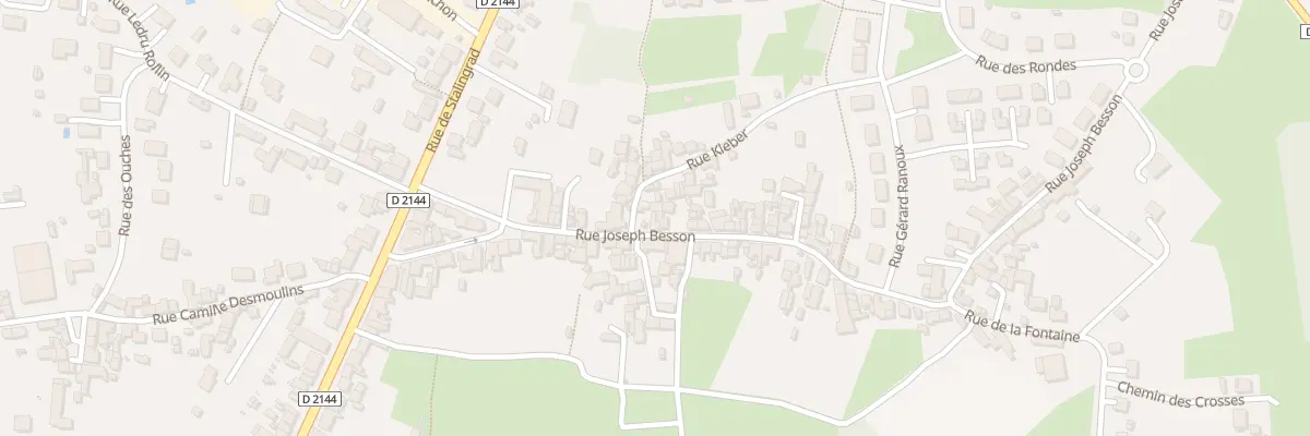 Plan du 17 Rue Joseph Besson à Désertines