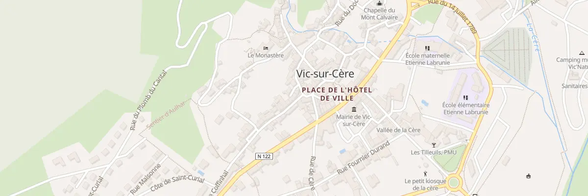 Plan du 5 Pl Monaco à Vic-sur-Cère