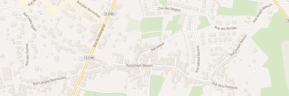 Plan du 15 Rue Kleber à Désertines