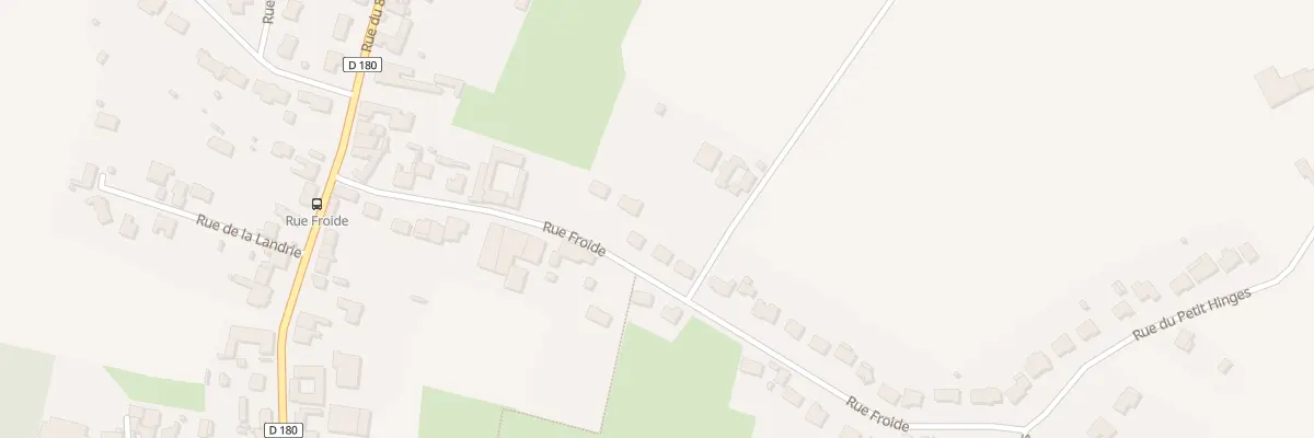 Plan du 207 Rue Froide à Hinges