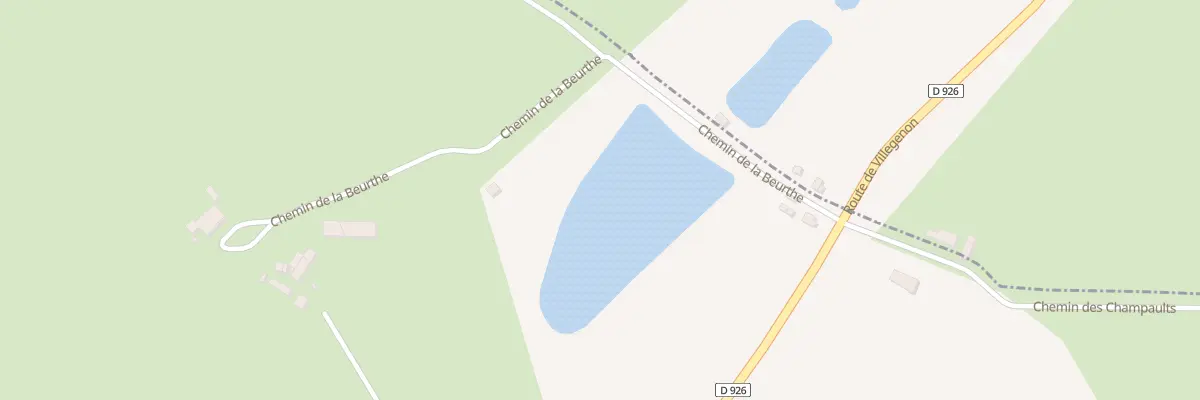 Plan du 236 Les Roches à Villegenon