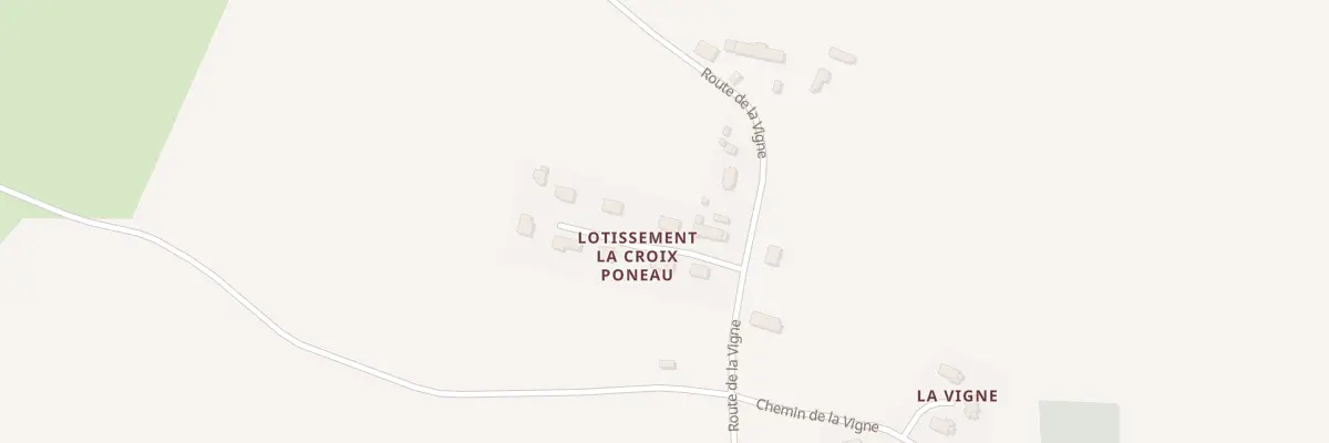 Plan du 4 Lot La Croix Poneau à Barlieu