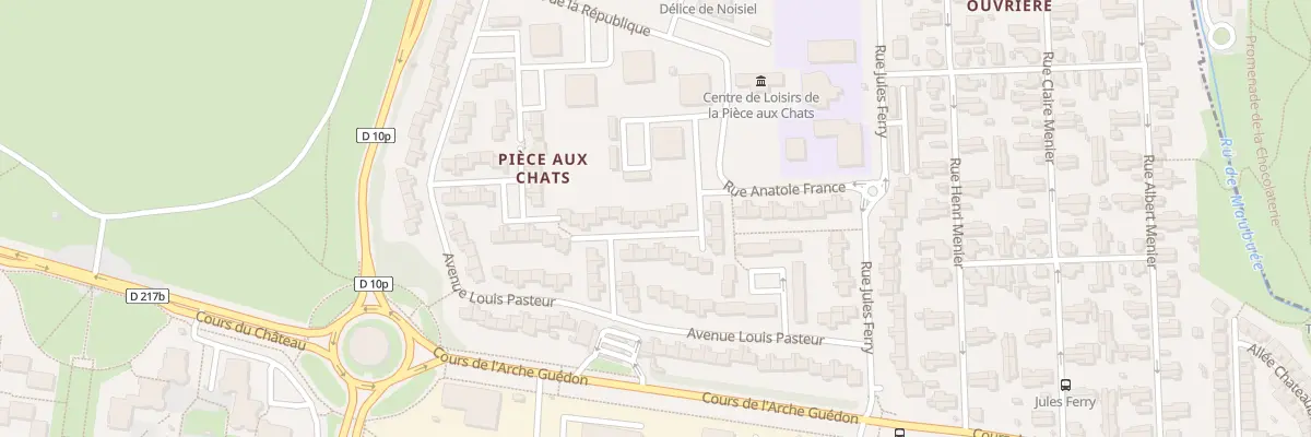 Plan du 23 Rue Pierre et Marie Curie à Noisiel