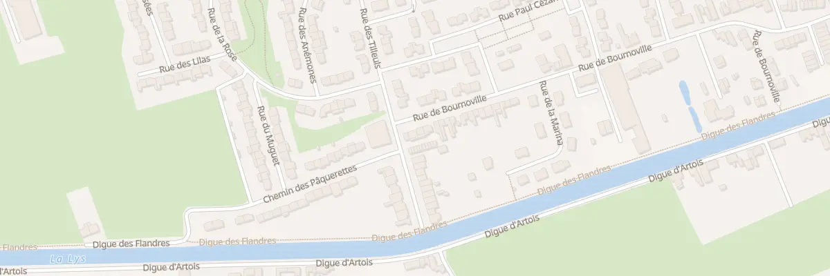 Plan du 181 Rue Bournoville à Merville