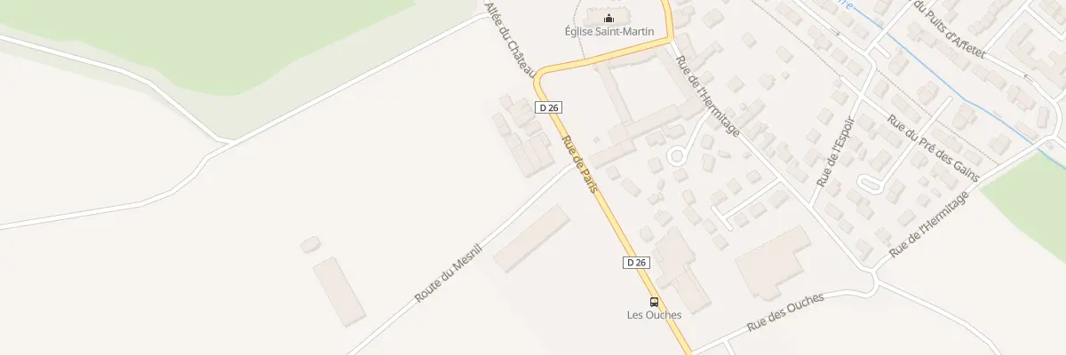 Plan du 10B Rue de Paris à Moussy-le-Vieux