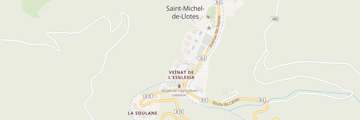 Plan du 18 A l’Eglise à Saint-Michel-de-Llotes
