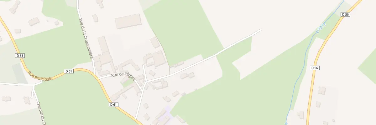 Plan du 7 Rue de la Petite Couture à Montenescourt