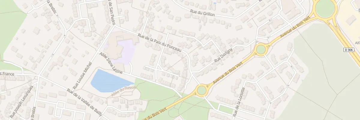 Plan du 5 Rue Dorigny à Vert-Saint-Denis