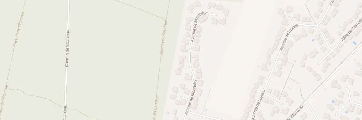 Plan du 19 Av de Monthéty à Lésigny