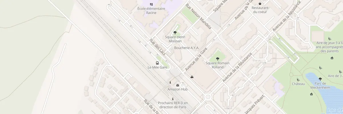 Plan du 257 All de la Gare au Mée-sur-Seine