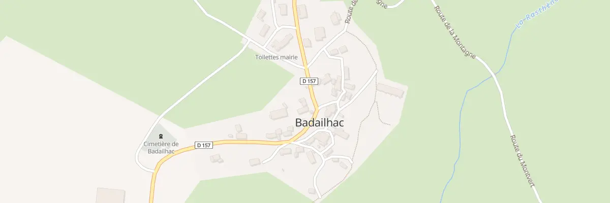 Plan du 32 Rue de la Fraternité à Badailhac
