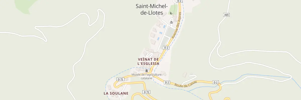 Plan du 19 A l’Eglise à Saint-Michel-de-Llotes