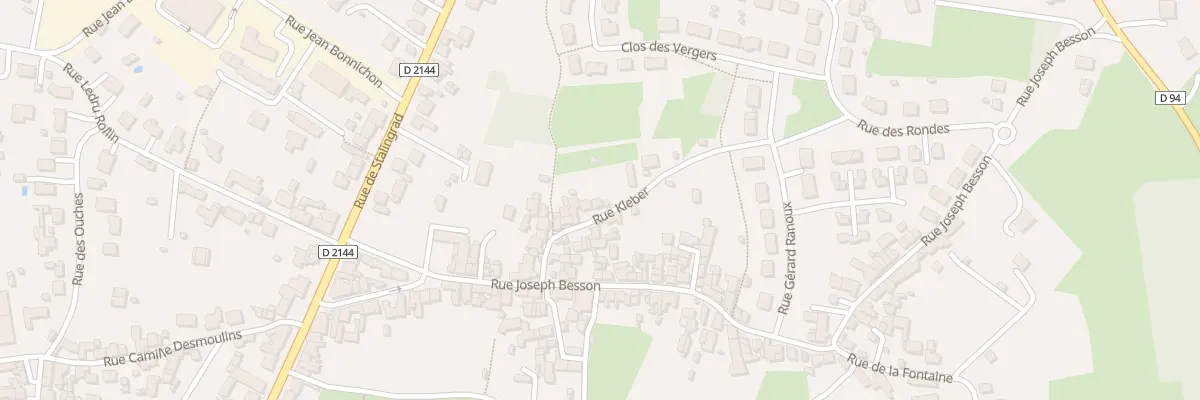Plan du 27 Rue Kleber à Désertines