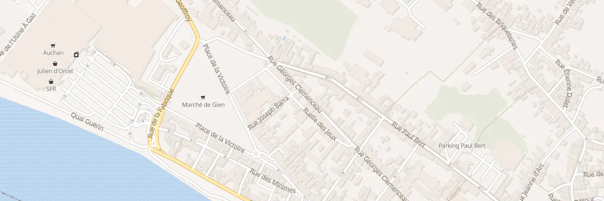 Plan du 71 Rue Georges Clémenceau à Gien