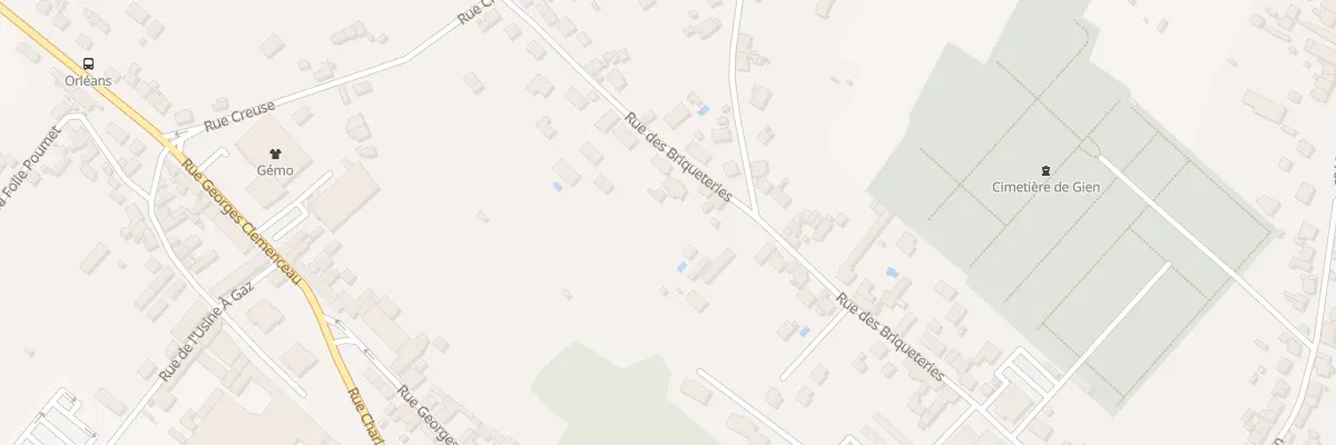 Plan du 55 Rue des Briqueteries à Gien