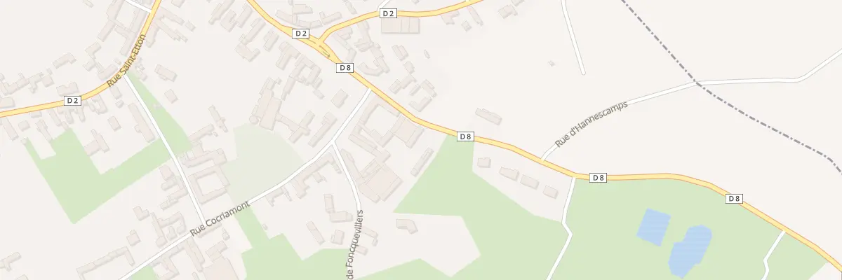 Plan du 28 Rue de Verdun à Bienvillers-au-Bois