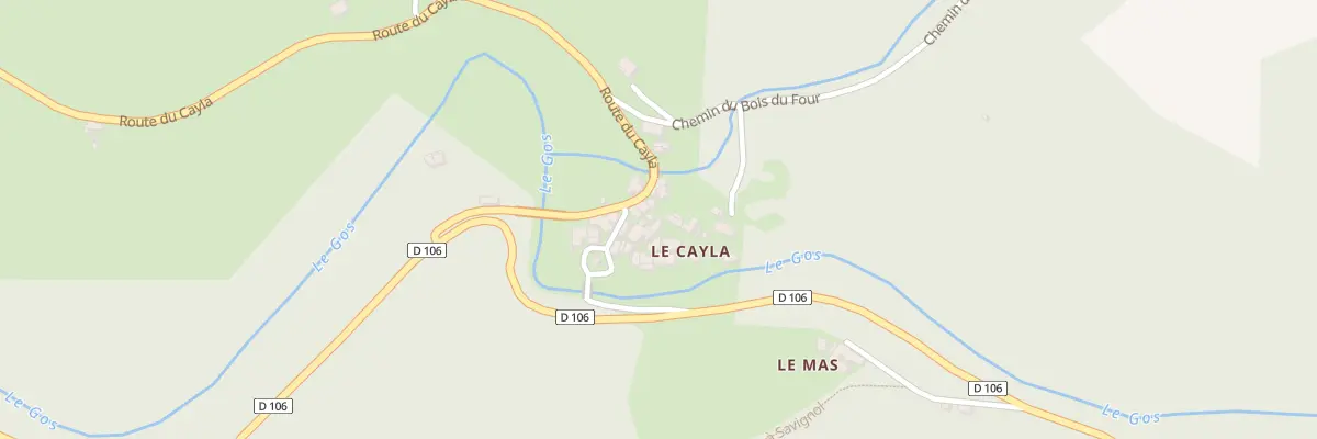 Plan du 5092 Le Cayla à Martrin