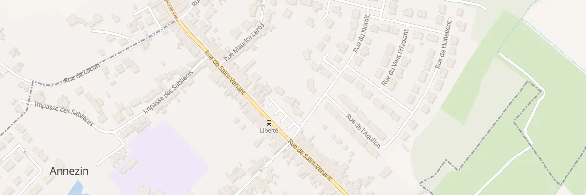 Plan du 320 Rue de Saint-venant à Annezin