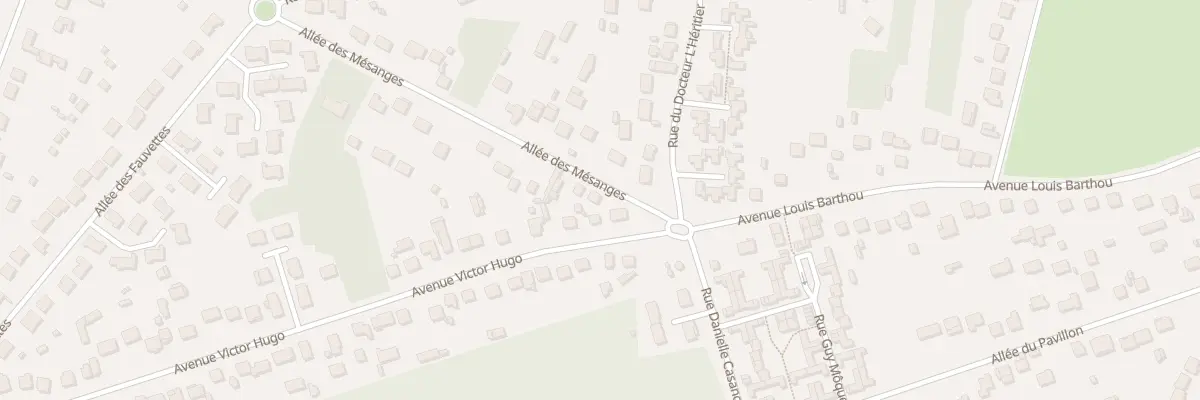 Plan du 642 All des Mésanges à Dammarie-les-Lys