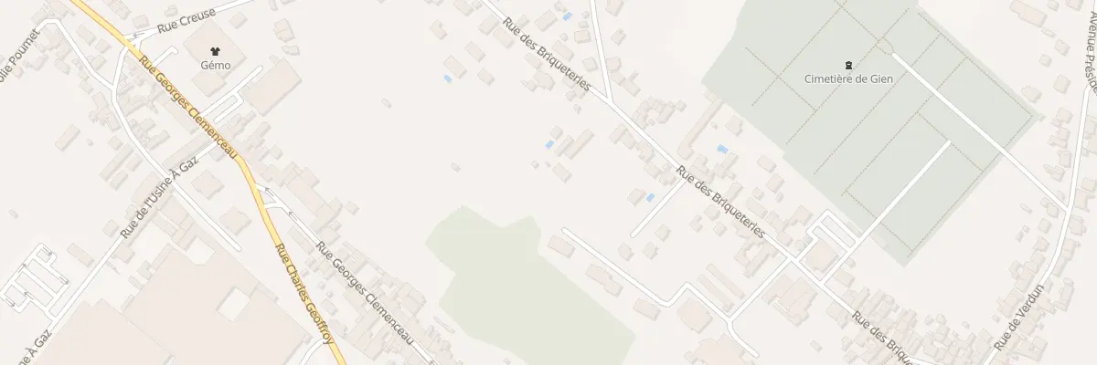 Plan du 47B Rue des Briqueteries à Gien