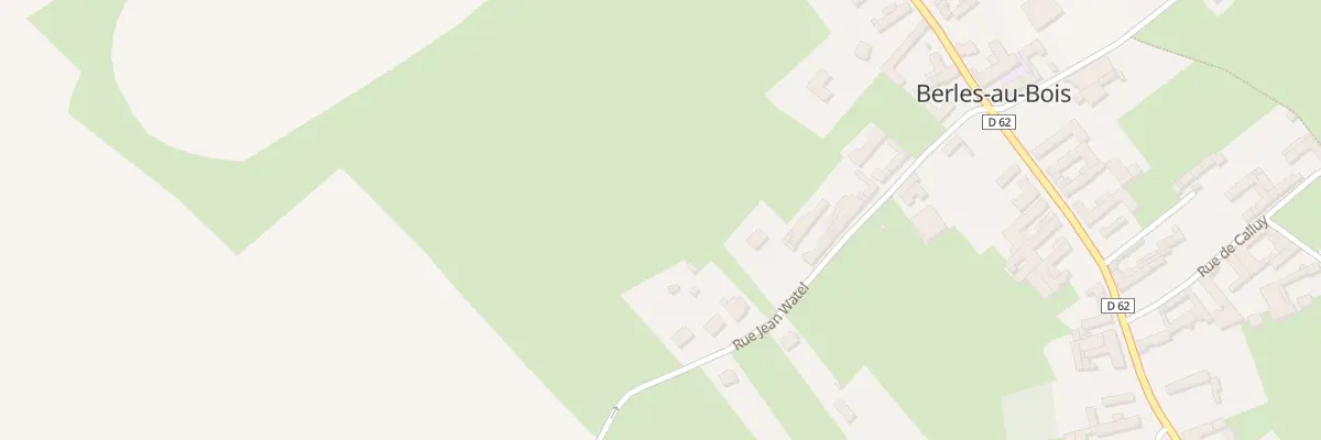 Plan du 8 Rue Jean Watel à Berles-au-Bois
