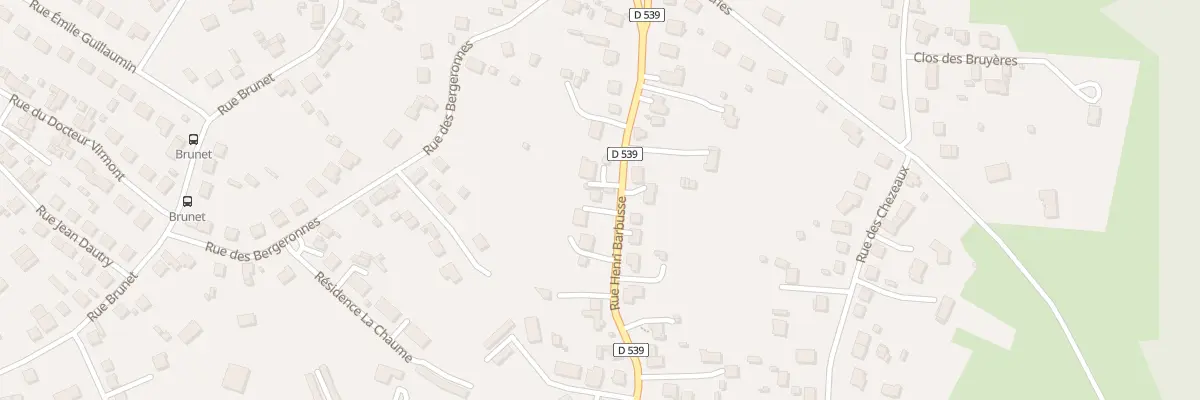 Plan du 28 Rue Henri Barbusse à Désertines
