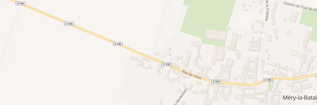 Plan du 30 Rue de Tricot à Méry-la-Bataille