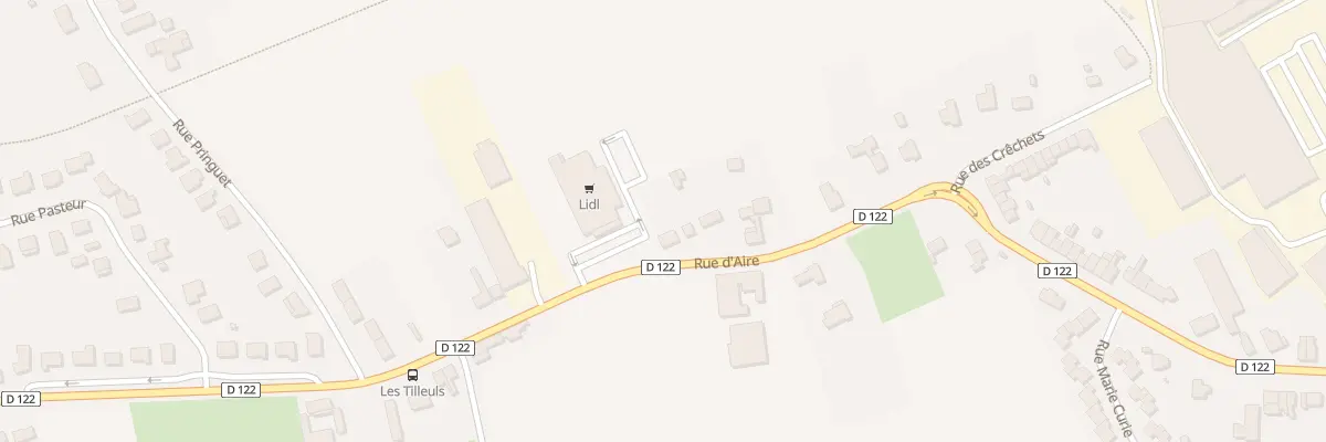 Plan du 24 Rue d’Aire à Merville