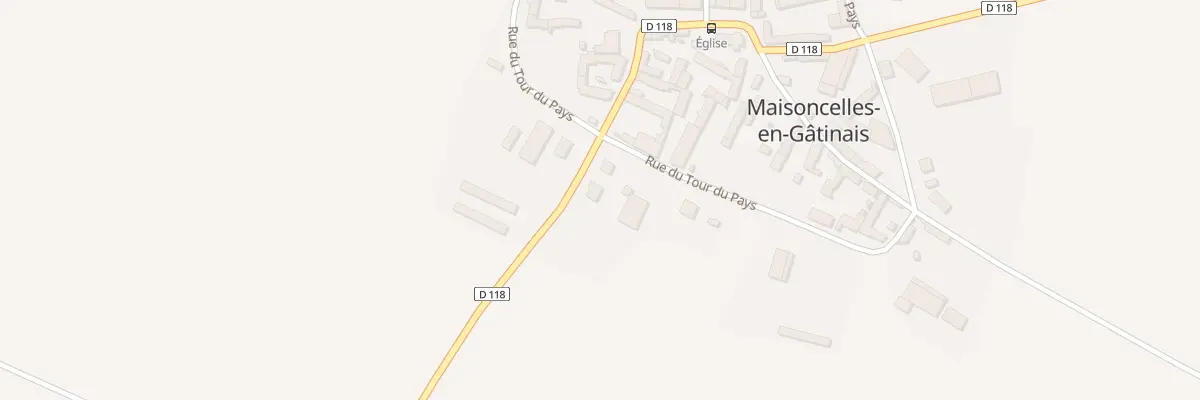 Plan du 2 Rue Grande à Maisoncelles-en-Gâtinais