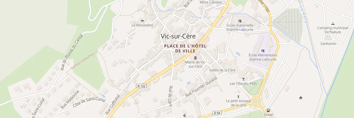 Plan du 32 Av du Doc Jean Lambert à Vic-sur-Cère