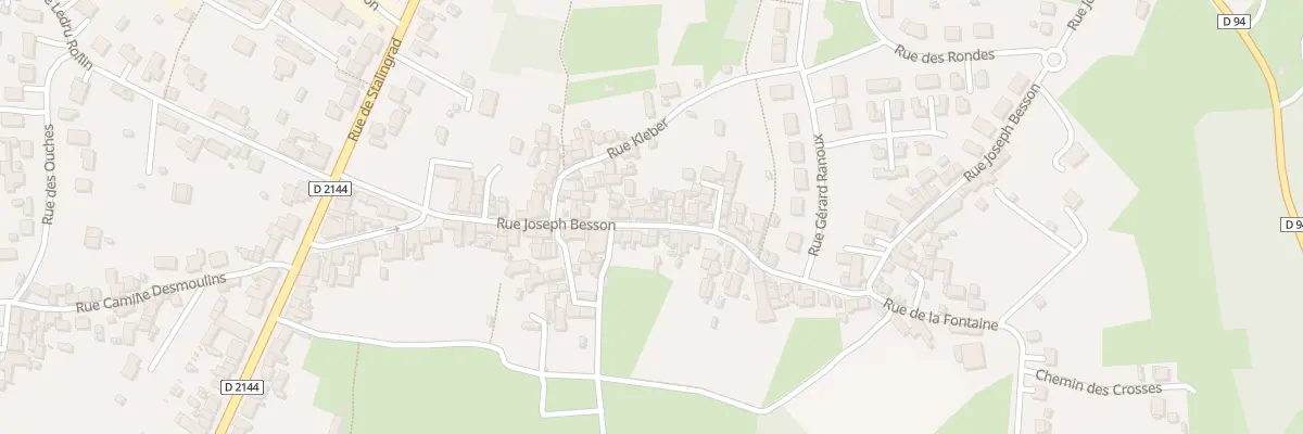 Plan du 37 Rue Joseph Besson à Désertines