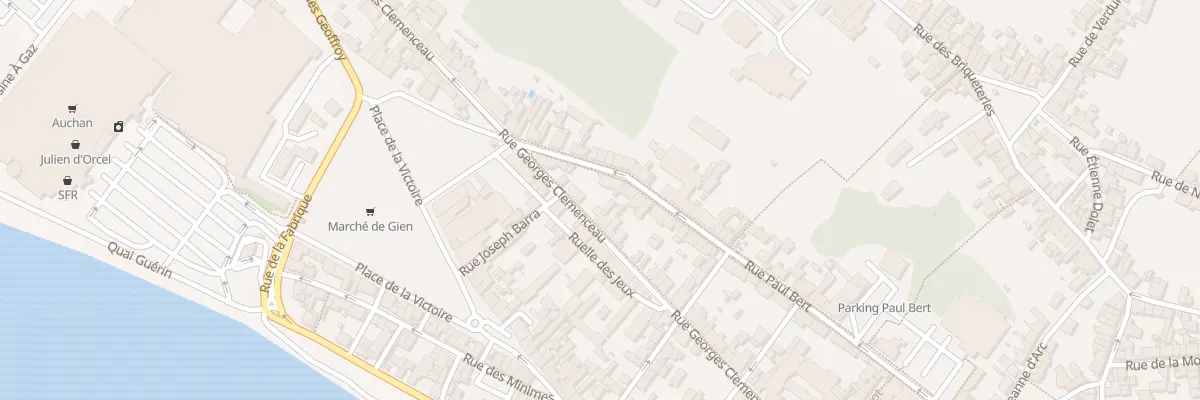 Plan du 51 Rue Paul Bert à Gien
