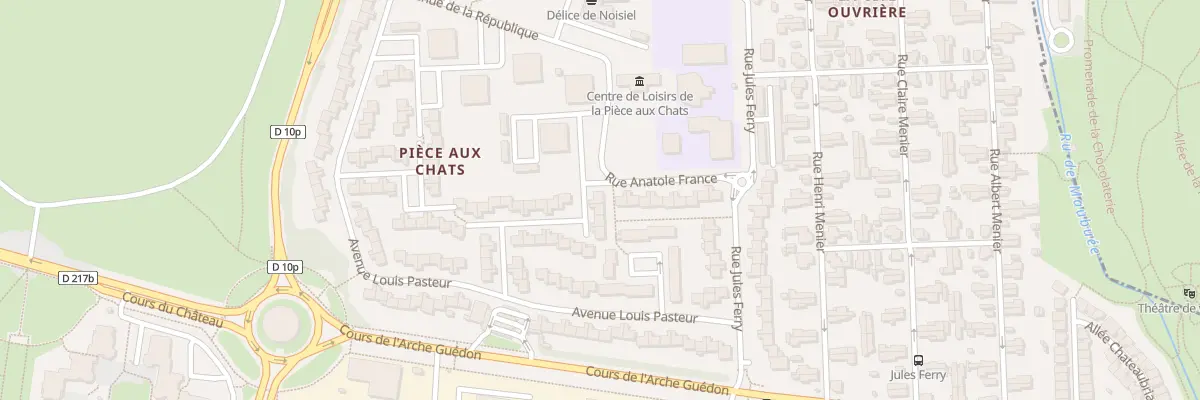 Plan du 28 Rue Pierre et Marie Curie à Noisiel