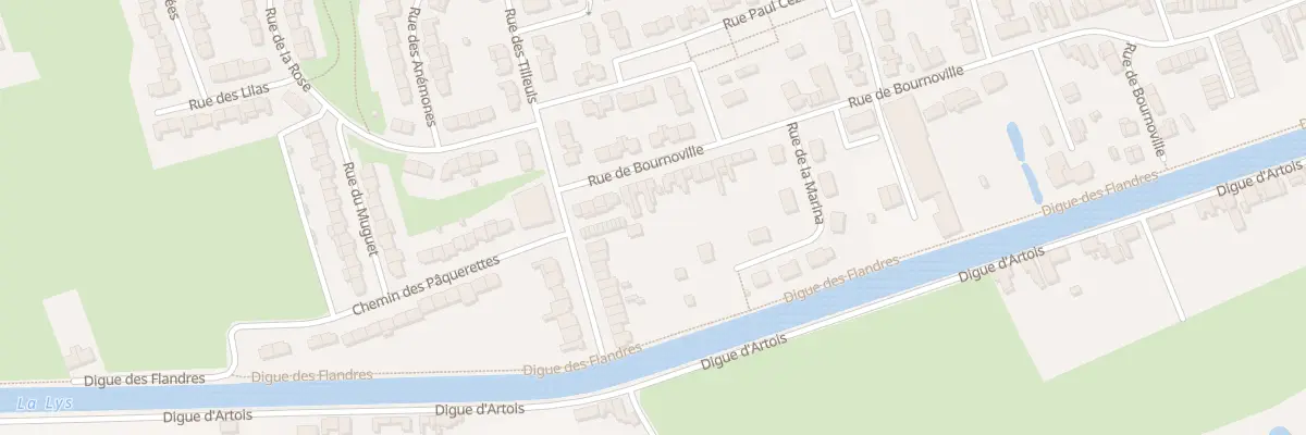 Plan du 171 Rue Bournoville à Merville