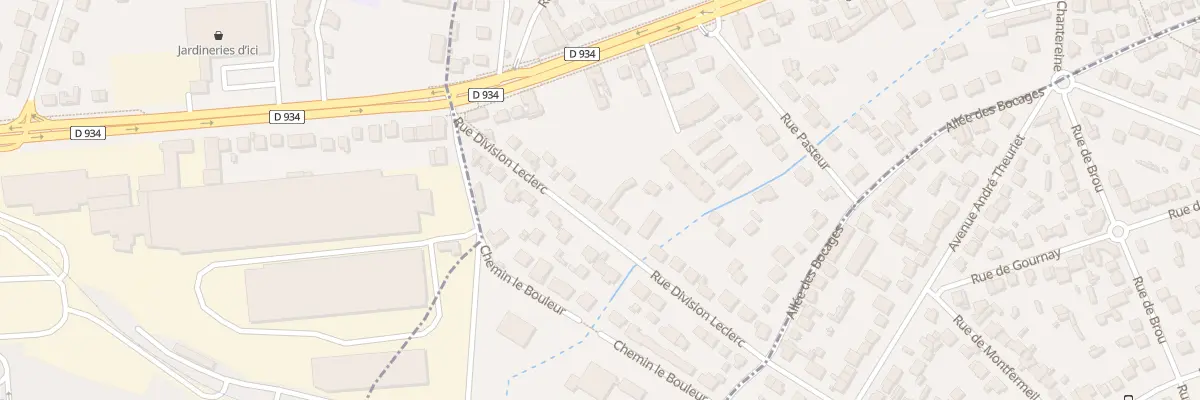 Plan du 13 Rue de la Division Leclerc à Brou-sur-Chantereine