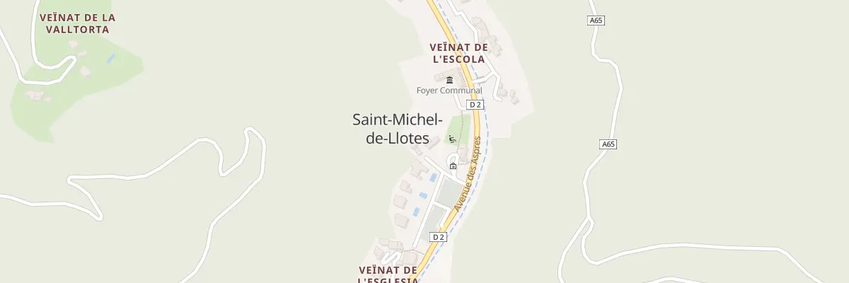 Plan du 24 A l’Eglise à Saint-Michel-de-Llotes
