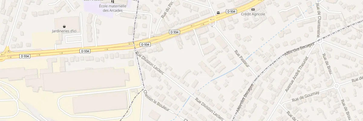 Plan du 14B Av Jean Jaurès à Brou-sur-Chantereine