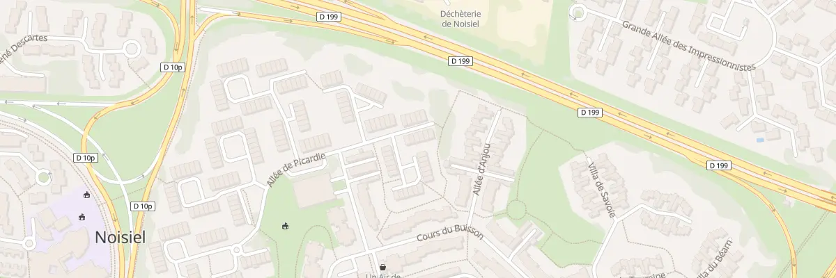 Plan du 6 Sq d’Alsace à Noisiel