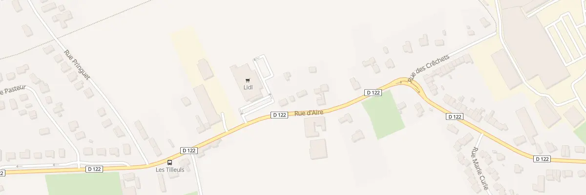 Plan du 22 Rue d’Aire à Merville