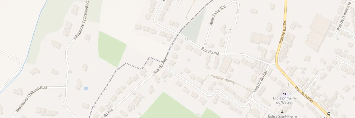 Plan du 299 Rue du Pré à Drouvin-le-Marais