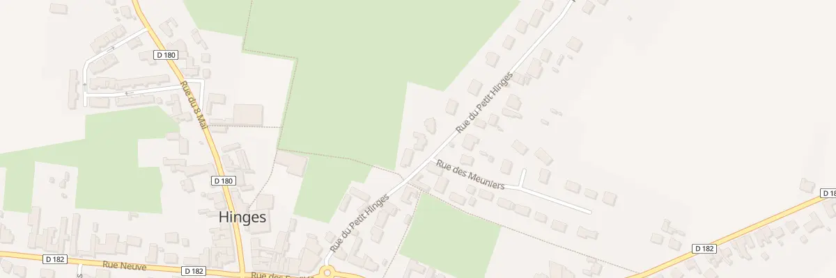 Plan du 191 Rue du Petit Hinges à Hinges